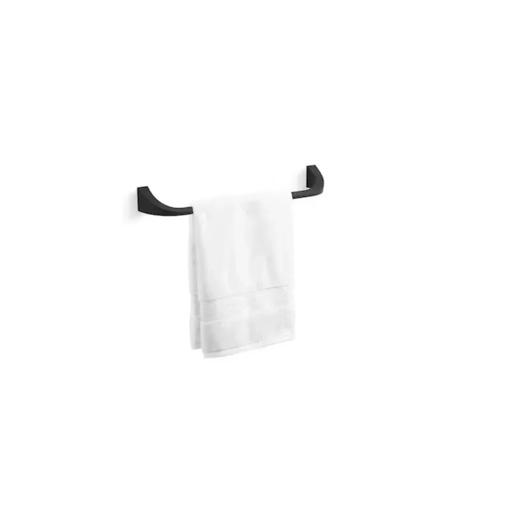 KOHLER Katun 18 in Wall Mounted Towel Bar Matte Black R26116-BL Bathroom